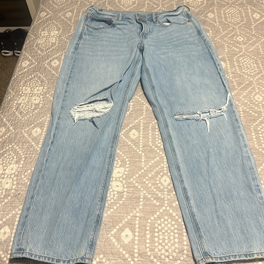 American Eagle jeans size 14 stone wash